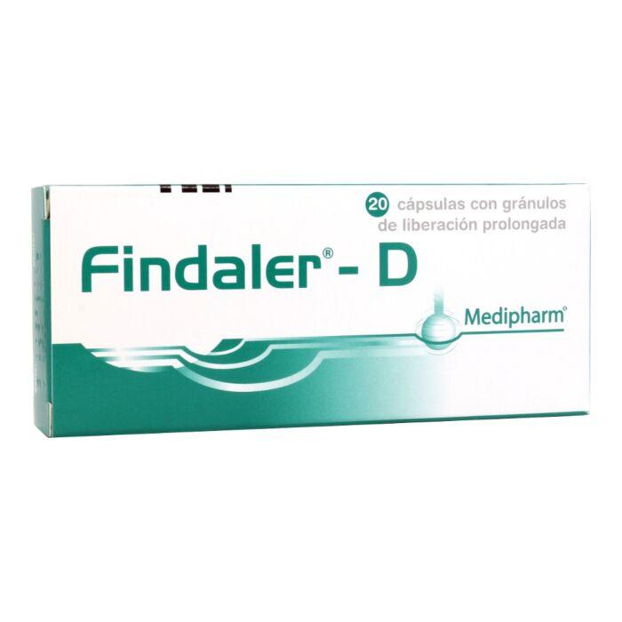 Findaler-D 20 Cápsulas con Gránulos de Liberación Prolongada
