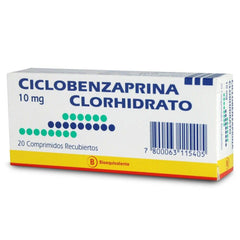Ciclobenzaprina Comprimidos recubiertos 10mg