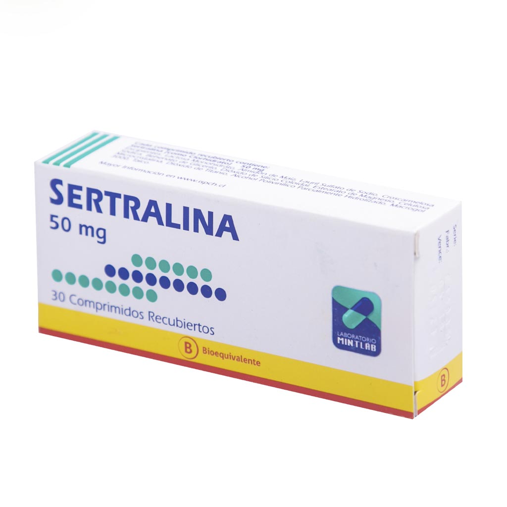 Sertralina Comprimidos Recubiertos 50mg