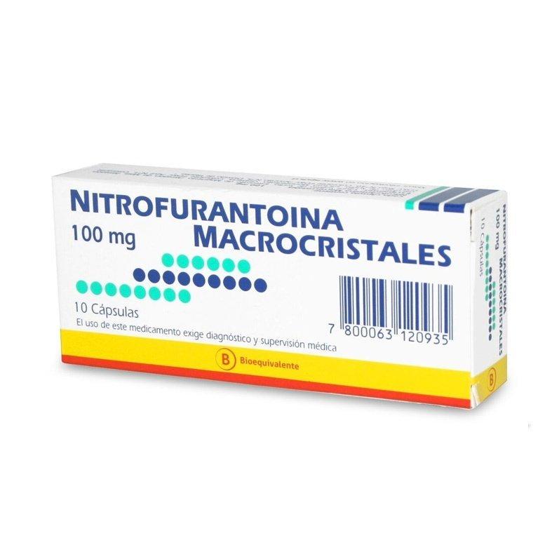 Nitrofurantoina Cápsulas 100mg
