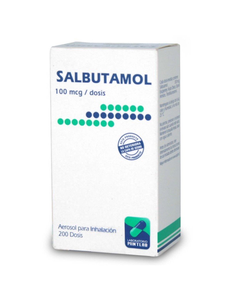 Salbutamol Aerosol para Inhalación 100mcg