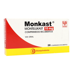 Monkast Comprimidos Recubiertos 10mg