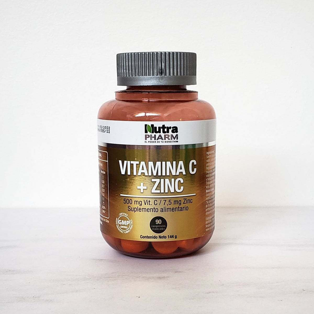 Vitamina C + Zinc Comprimidos Masticables