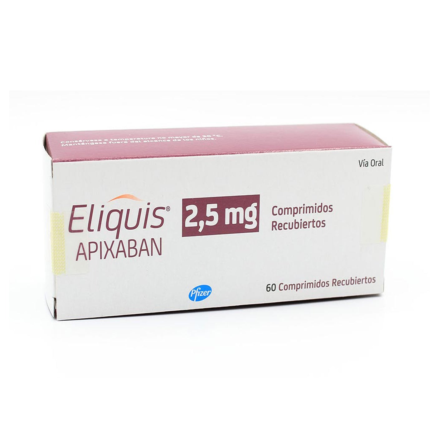 Eliquis Comprimidos Recubiertos 2,5mg