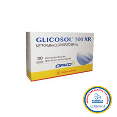 Glicosol XR Comprimidos de Liberación Prolongada 500mg Producto Cenabast