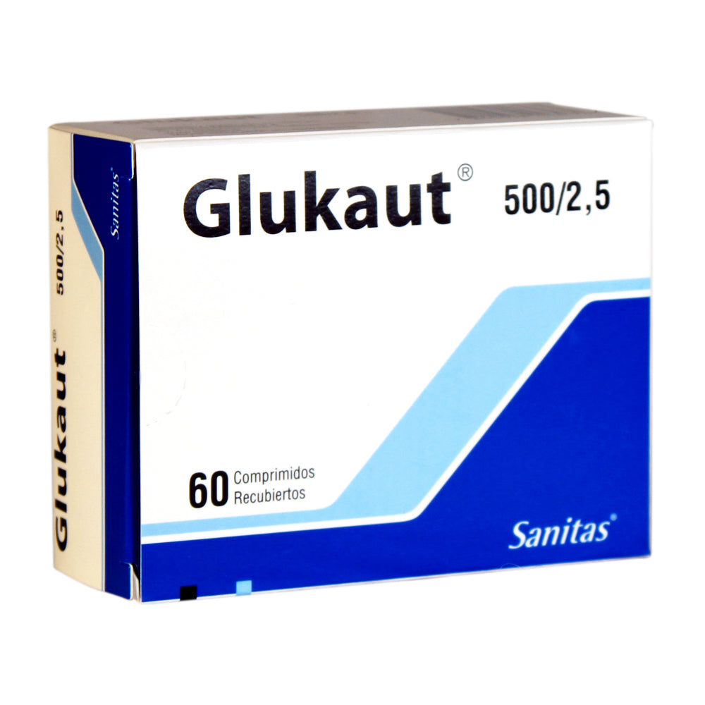 Glukaut Comprimidos Recubiertos 500/2,5