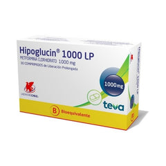 Hipoglucin 1000 LP Comprimidos de Liberación Prolongada