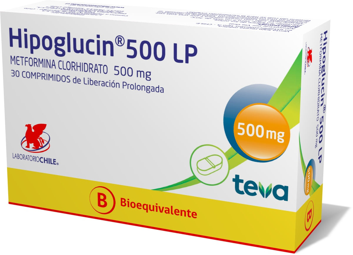 Hipoglucin 500 LP Comprimidos de Liberación Prolongada