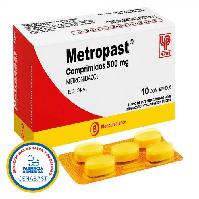 Metropast Comprimidos 500mg Producto Cenabast