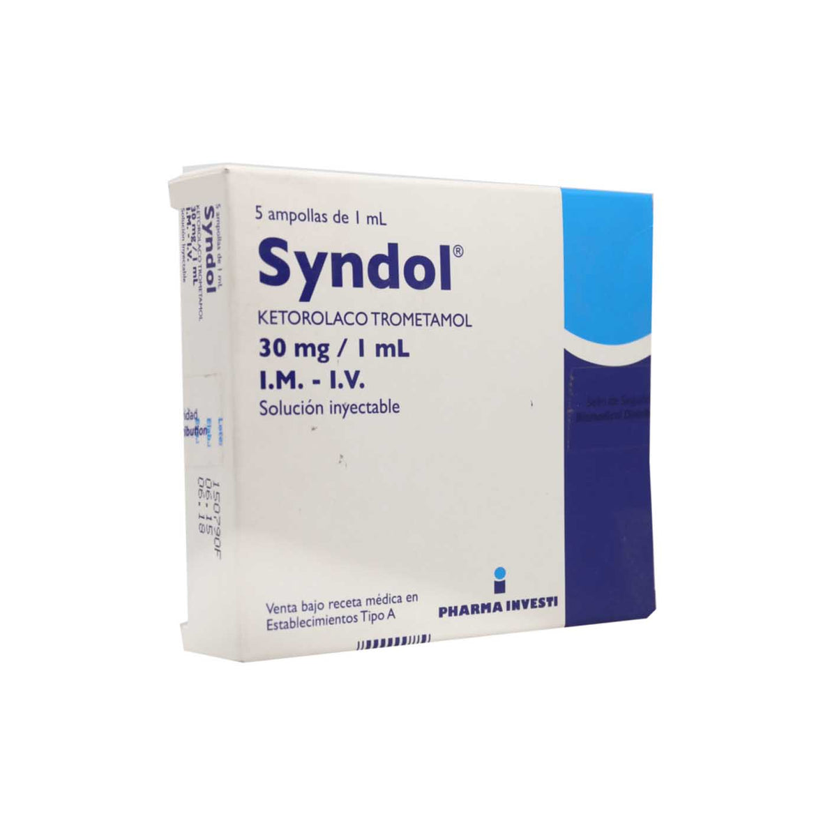 Syndol Inyectable 30mg/1ml