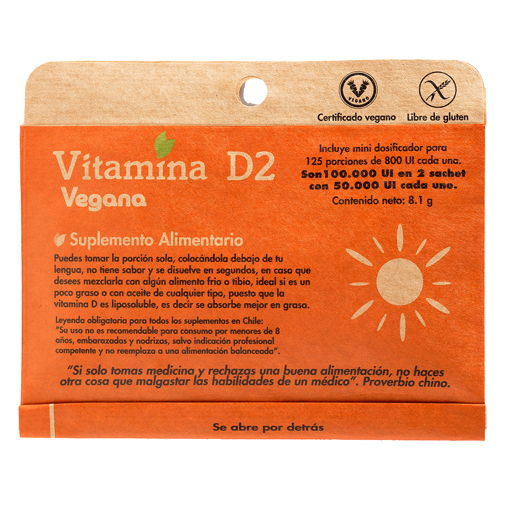Vitamina D2 Sobre en Polvo