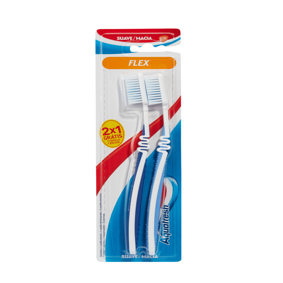 Aquafresh Pack Cepillo Dental Flex Suave