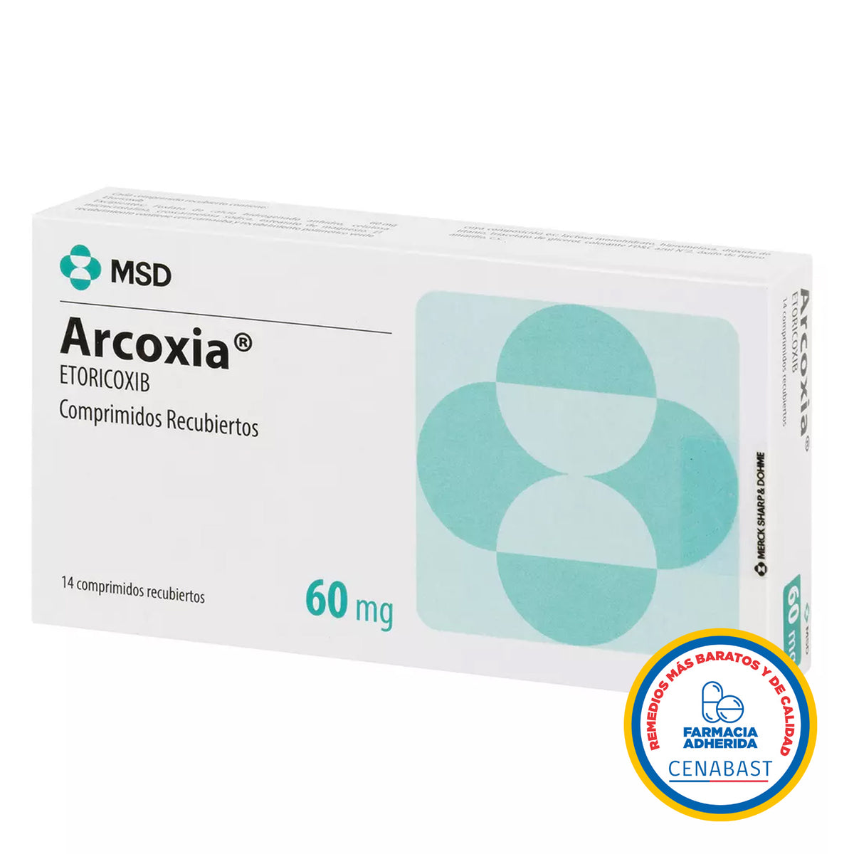 Arcoxia Comprimidos Recubiertos 60mg Producto Cenabast