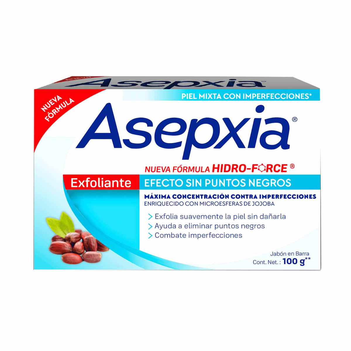 Asepxia Jabón Barra Exfoliante