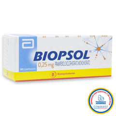 Biopsol Comprimidos 0,25mg Producto Cenabast