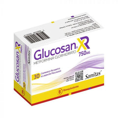 Glucosan XR Comprimidos Recubiertos 750mg