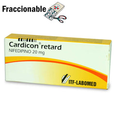 Cardicon Retard 20mg x 25 Comprimidos Recubiertos de Liberación Prolongada