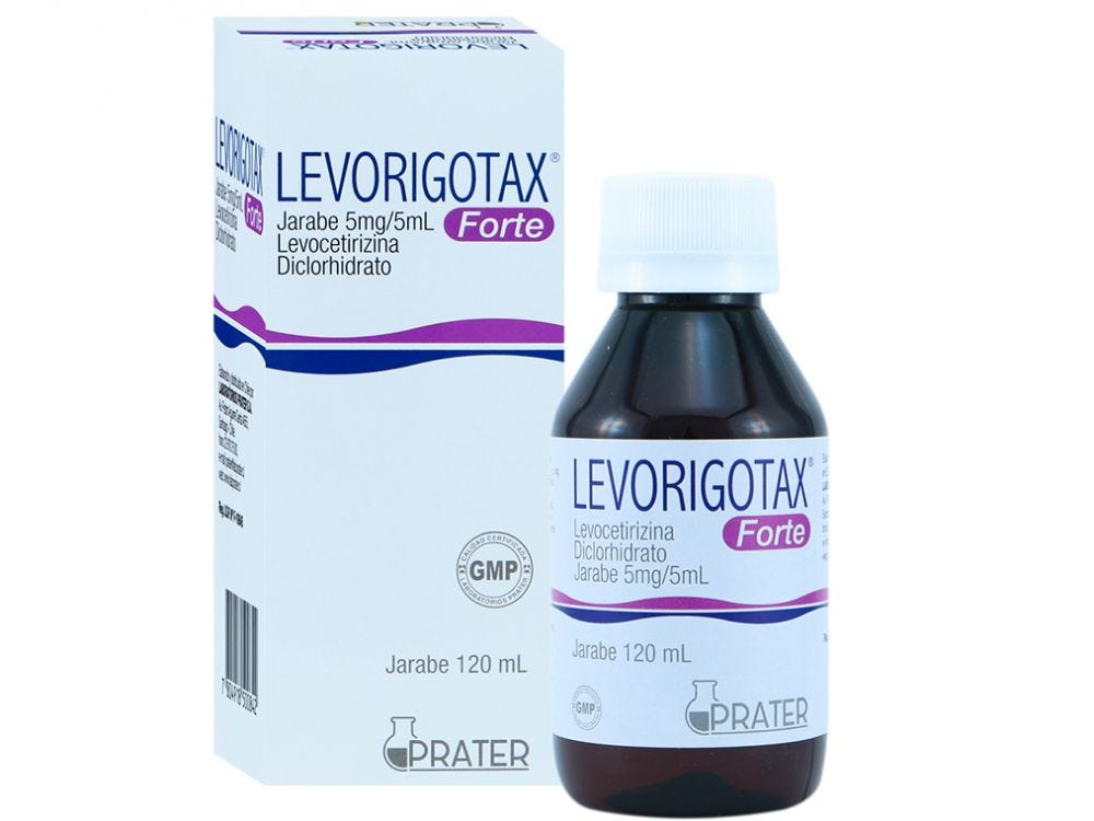 Levorigotax Forte Jarabe 5mg/5ml