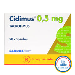 Cidimus Cápsulas 0,5mg Producto Cenabast