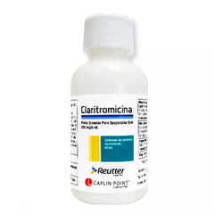 Claritromicina Suspensión Oral 250mg/5ml