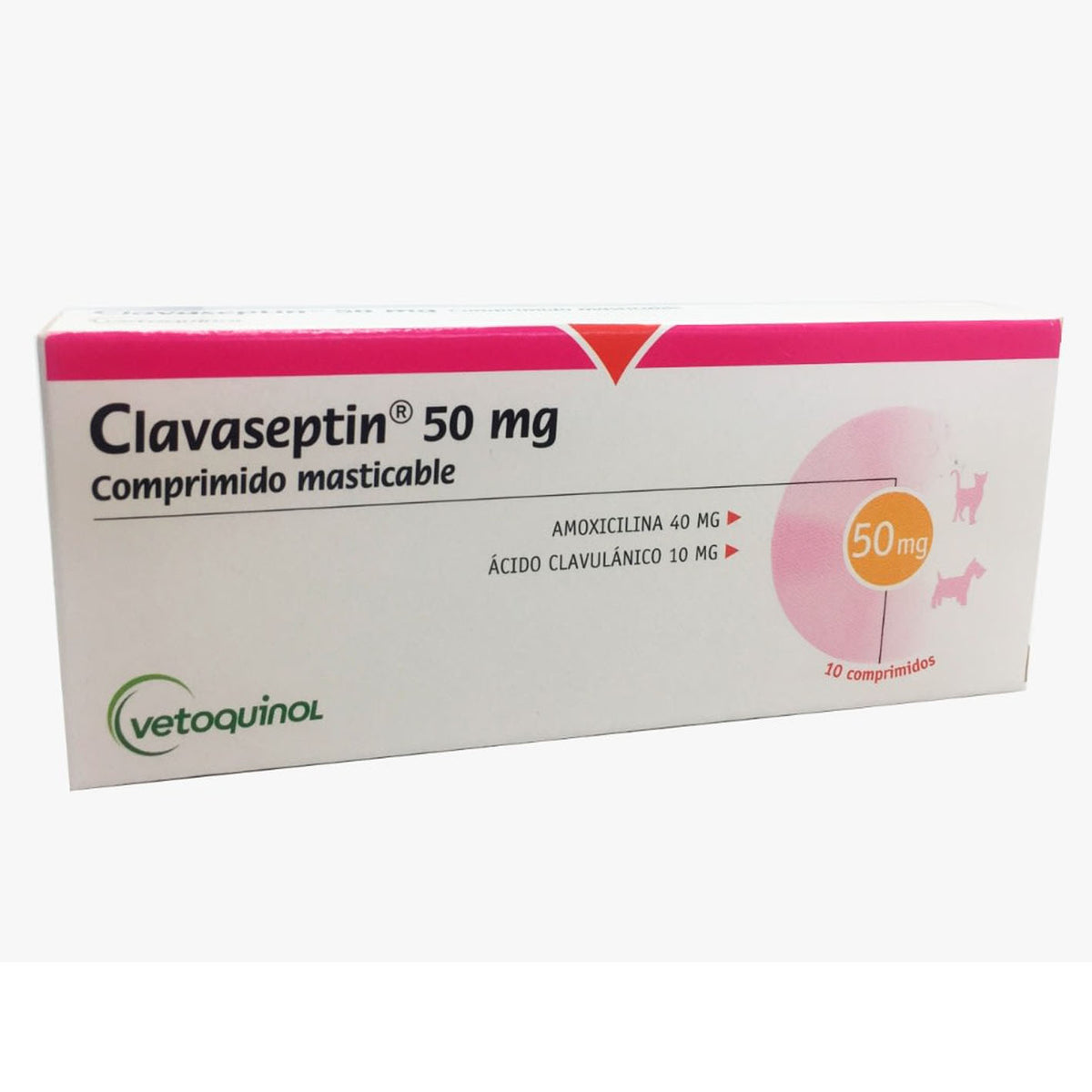 Clavaseptin Comprimidos Masticables 50mg