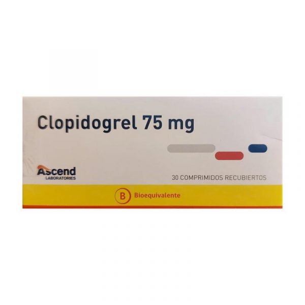 Clopidogrel Comprimidos Recubiertos 75mg