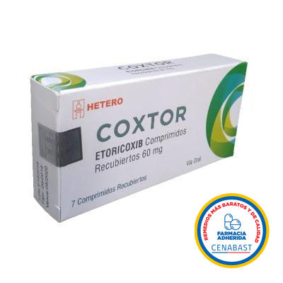 Coxtor Comprimidos Recubiertos 60mg Producto Cenabast – Farmacia El Quimico