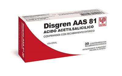 Disgren Aas 81 Comprimidos con Recubrimiento Entérico