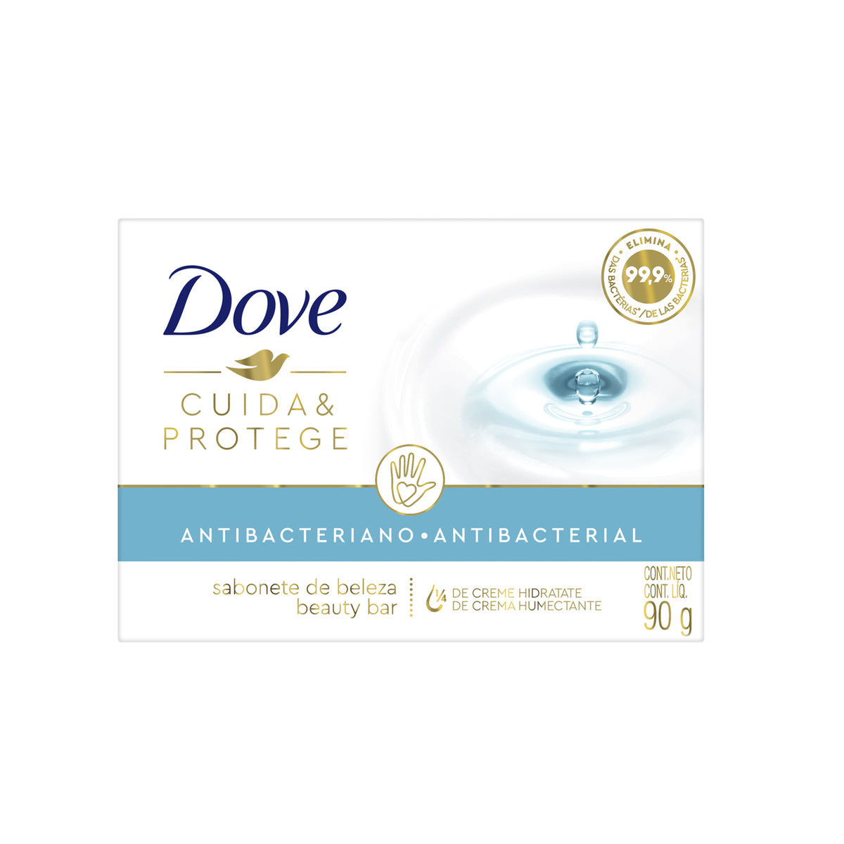 Dove Jabón Barra Antibacterial