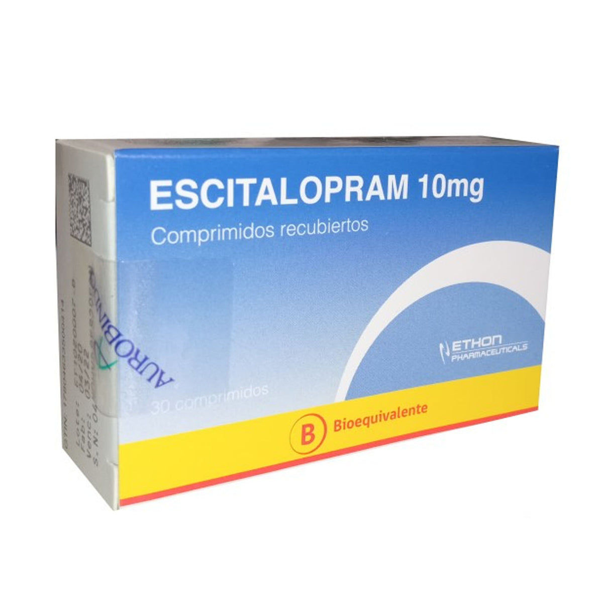 Escitalopram Comprimidos Recubiertos 10mg