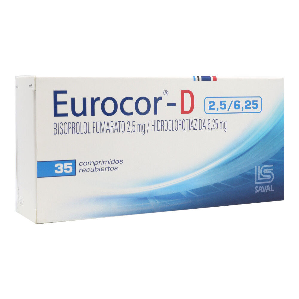 Eurocor-D Comprimidos Recubiertos 2,5/6,25