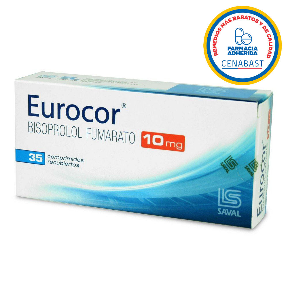 Eurocor Comprimidos Recubiertos 10mg Producto Cenabast