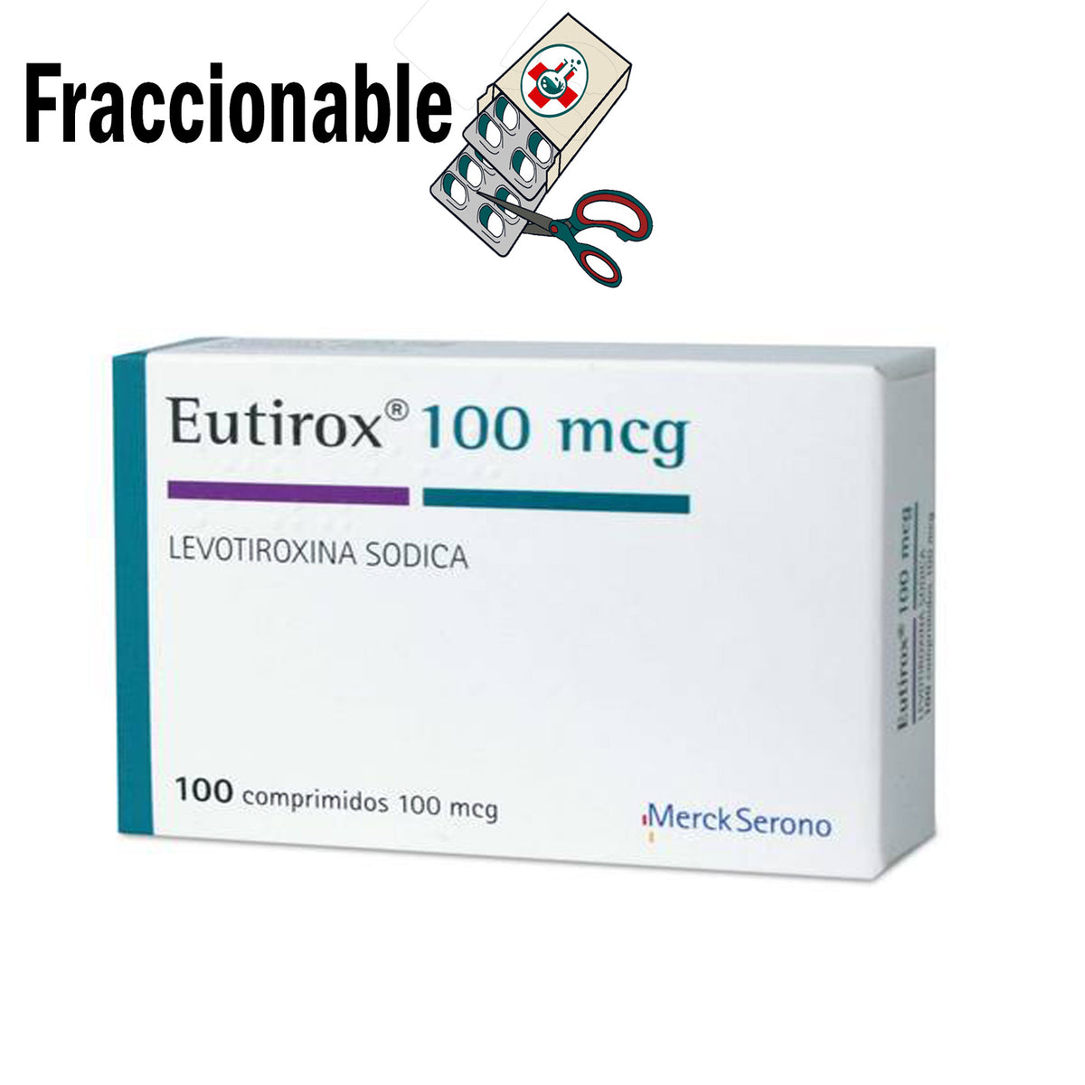 Eutirox comprimidos 100mcg