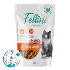 Fellini Alimento Húmedo Gato Sabor Mix de Atún y Salmón