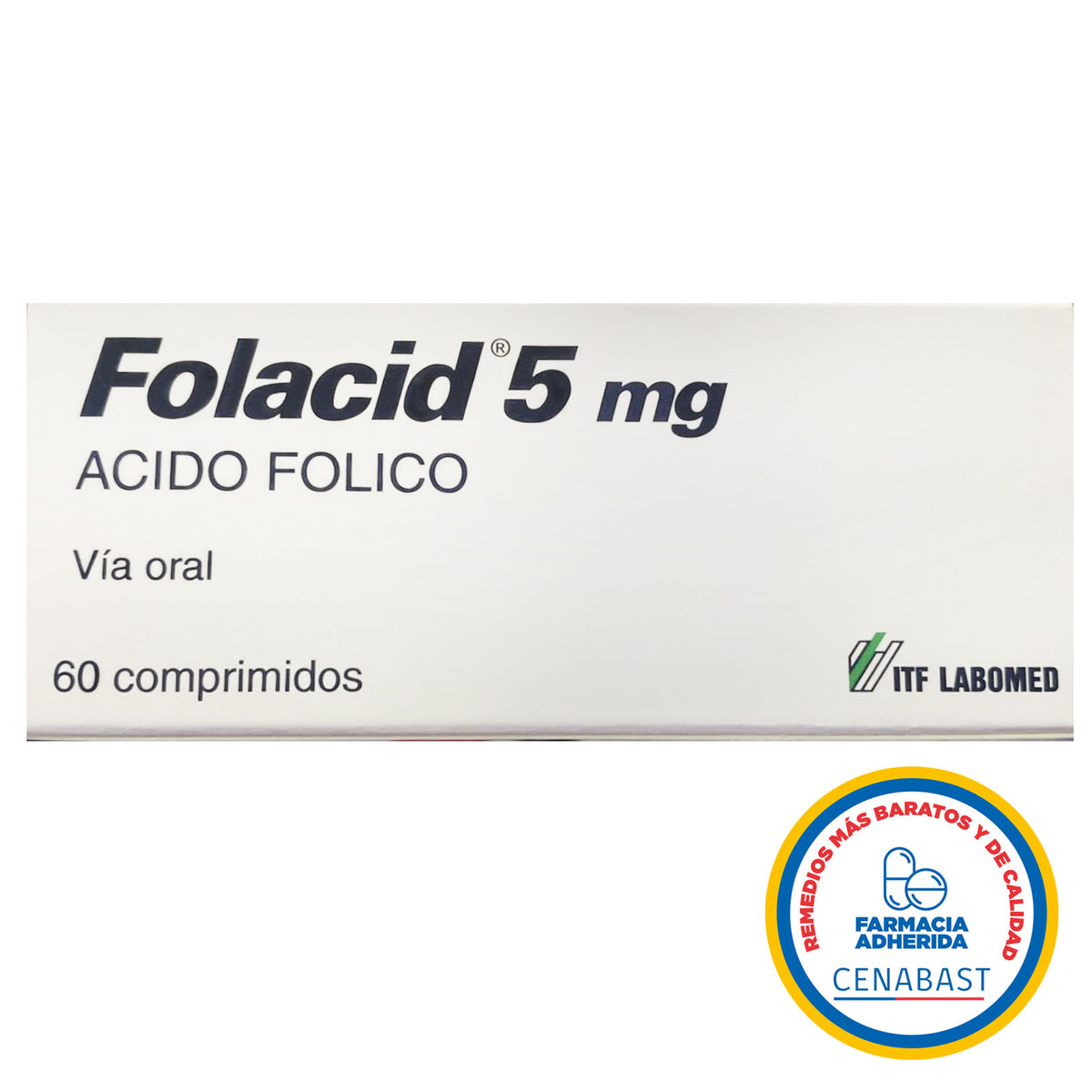 Folacid Comprimidos 5mg Producto Cenabast