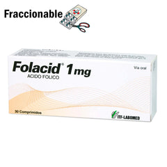 Folacid 1mg x 25 Comprimidos (Fraccionado)