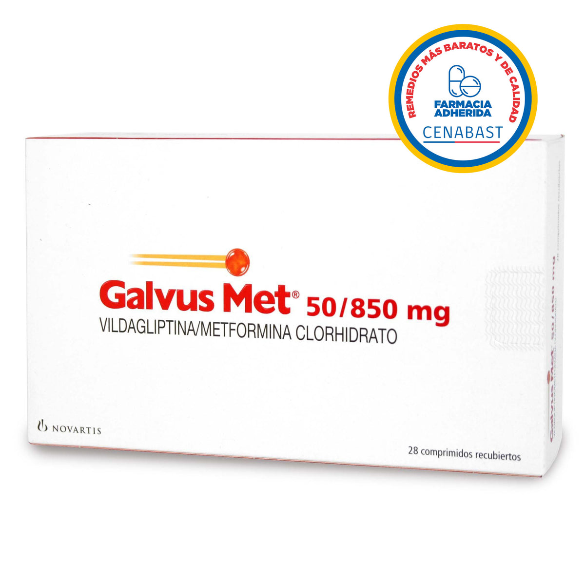 Galvus Met Comprimidos Recubiertos 50/850 Producto Cenabast