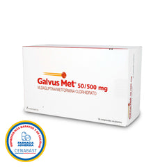 Galvus Met Comprimidos 50/500 Producto Cenabast