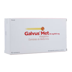 Galvus Met Comprimidos Recubiertos 50/850mg