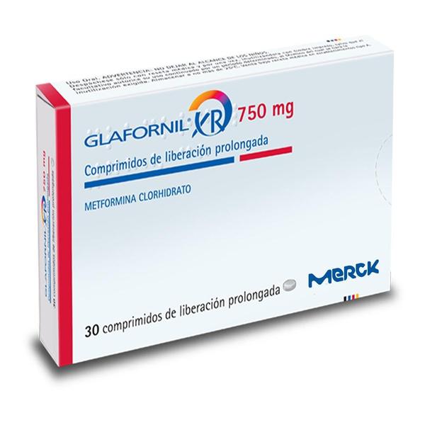 Glafornil XR Comprimidos de Liberación Prolongada 750mg