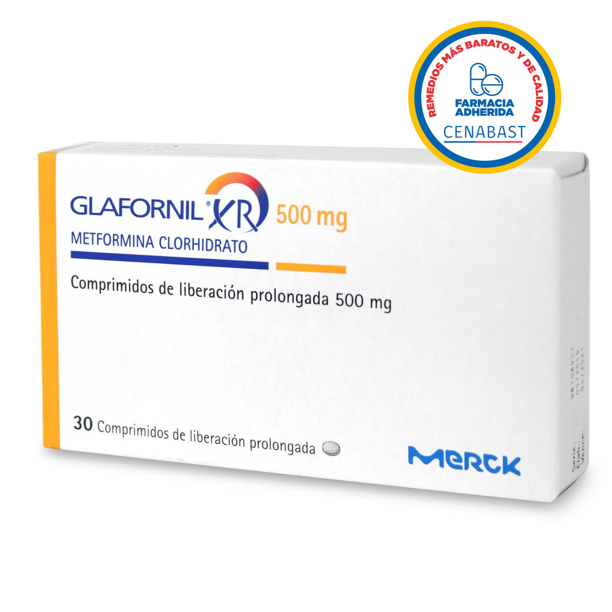 Glafornil XR Comprimidos de Liberación Prolongada 500mg Producto Cenabast