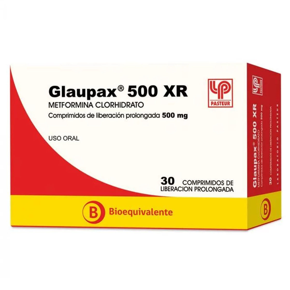 Glaupax XR Comprimidos de Liberación Prolongada 500mg