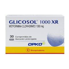 Glicosol XR Comprimidos de Liberación Prolongada 1000mg