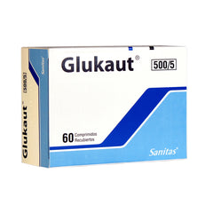 Glukaut Comprimidos Recubiertos 500/5