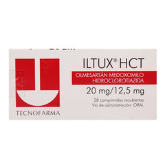 Iltux HCT Comprimidos Recubiertos 20mg/12,5mg