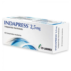 Indapress Comprimidos Recubiertos 2,5mg