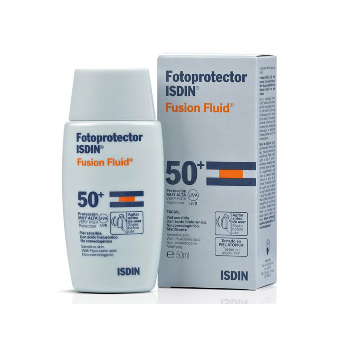 Isdin Fotoprotector Fusion Fluid Piel Sensible FPS 50+