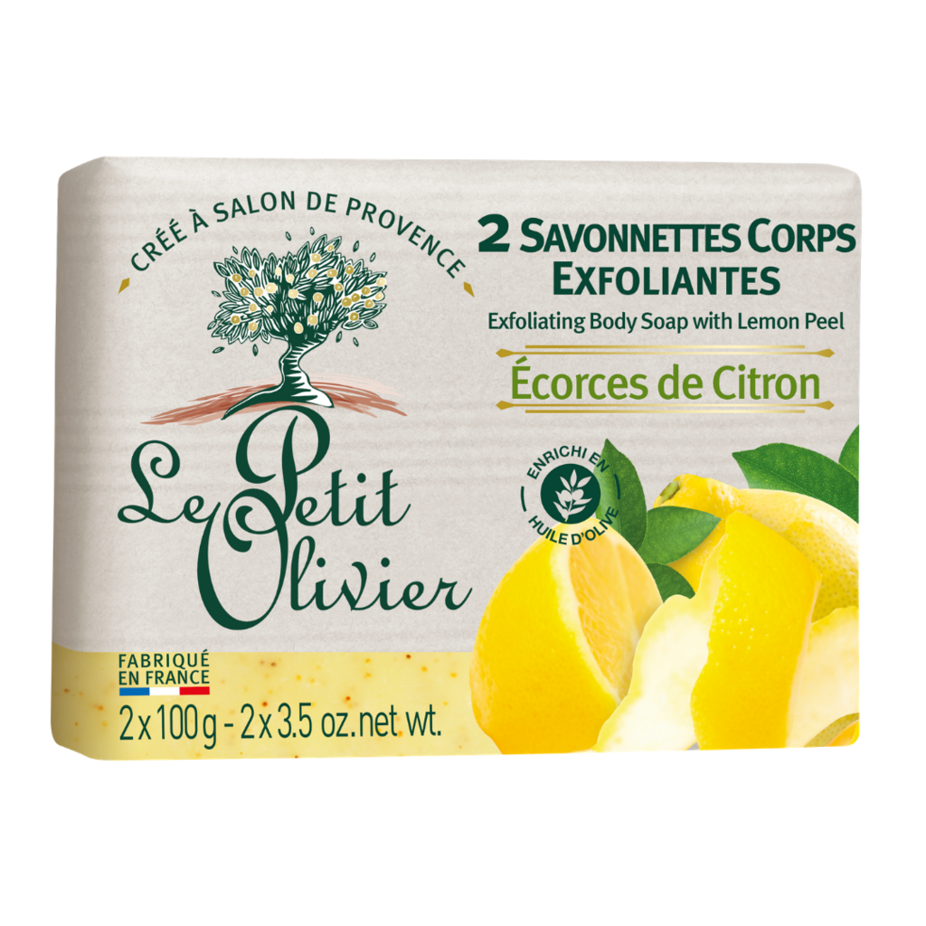 Le Petit Olivier Jabón Exfoliante Cascara de Limón 2un