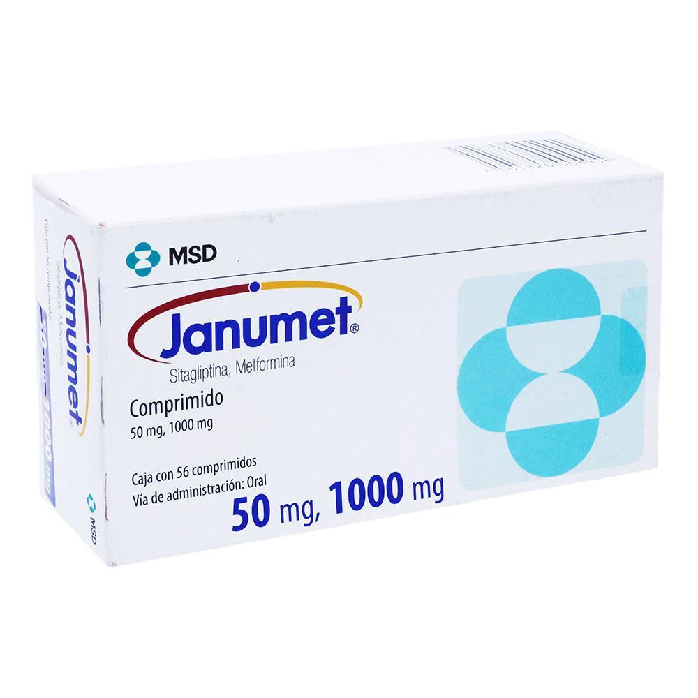 Janumet 50/1000 - 56 Comprimidos Recubiertos – Farmacia El Quimico