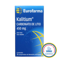 Kalitium Comprimidos de Liberación Prolongada 450mg Producto Cenabast